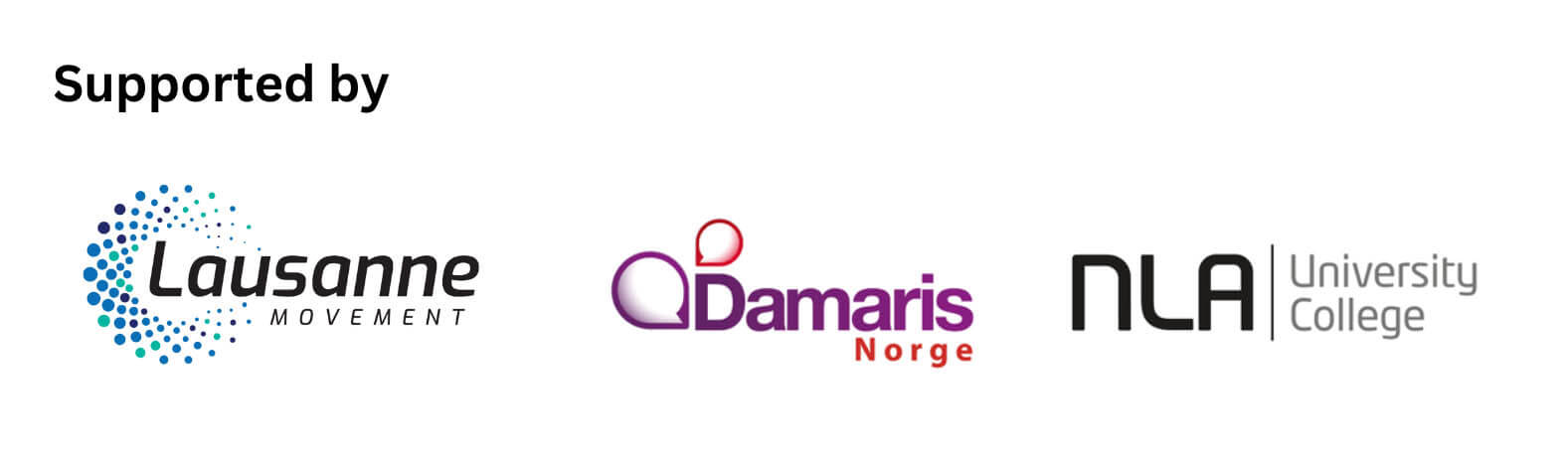 The Lausanne Media Engagement Network is supported by the Lausanne Movement, Damaris Norge and NLA University College, Norway